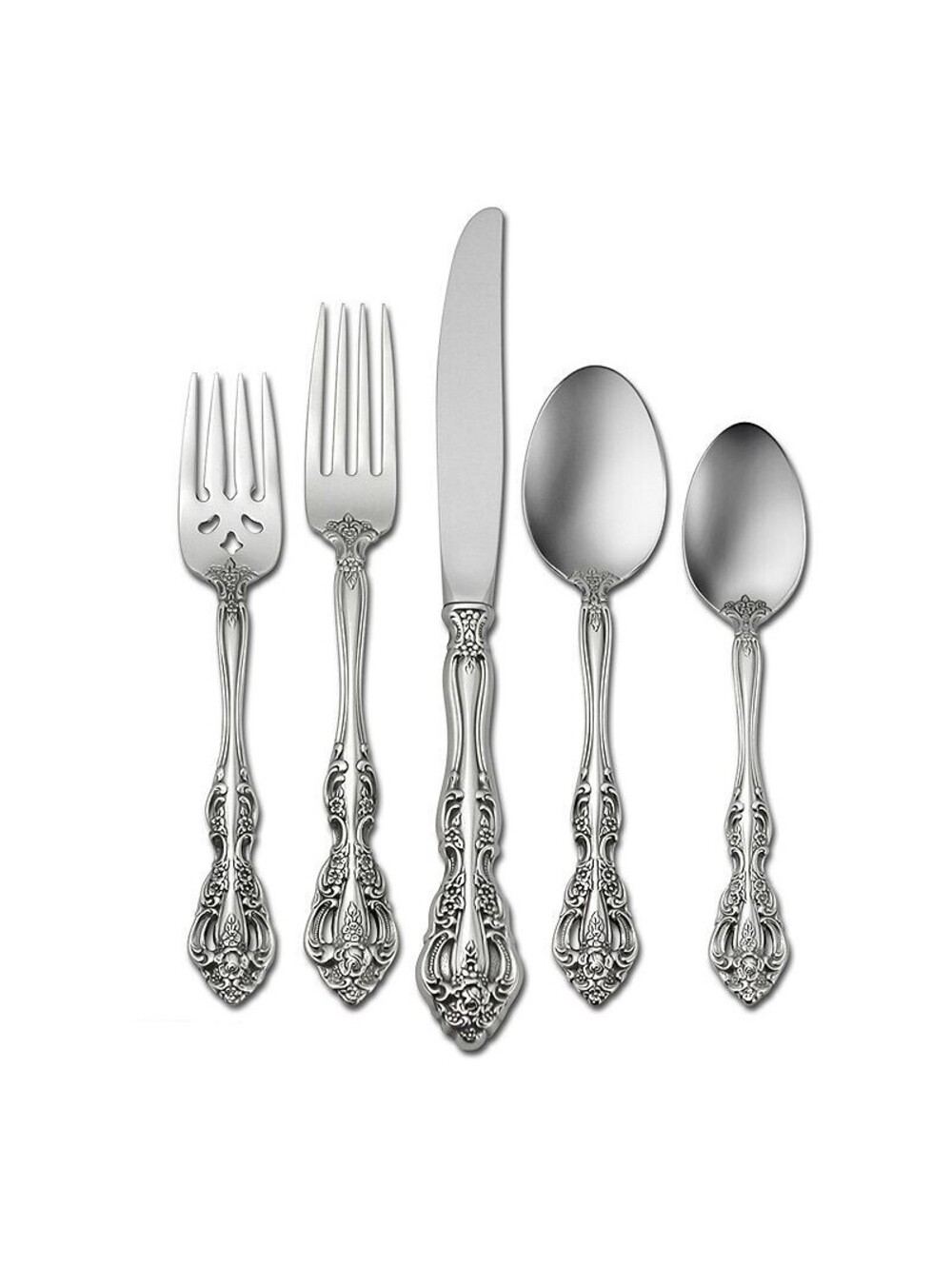 543$ Oneida Michelangelo 45-Piece Flatware Set Stainless Steel